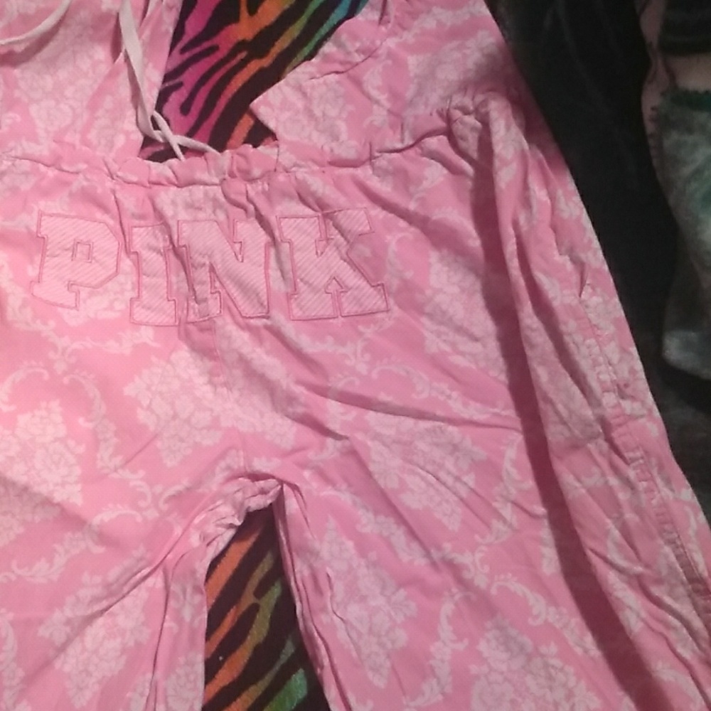 Vs  pink pj  pants size small